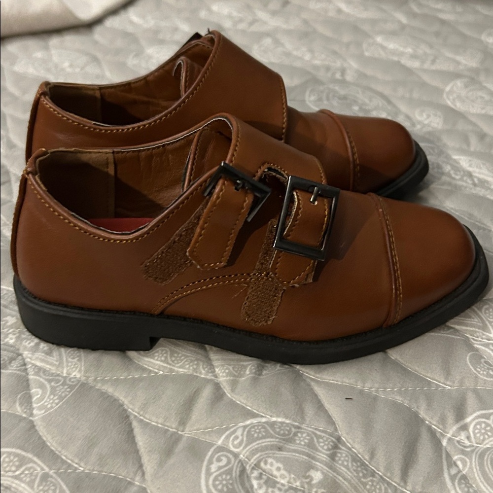 Brown monk strap Shoes